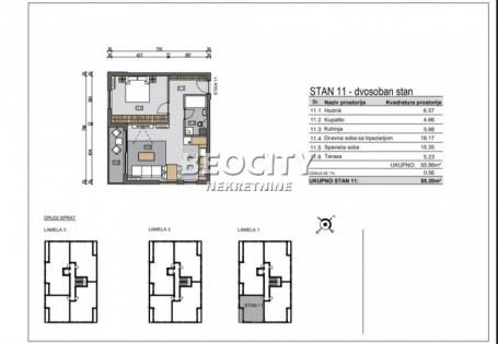 Zemun, Cara Dušana, Cara Dušana, 2. 0, 56m2, 178640EUR