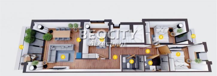 Novi Sad, Telep, Subotička, 4. 0, 88m2, 215600EUR