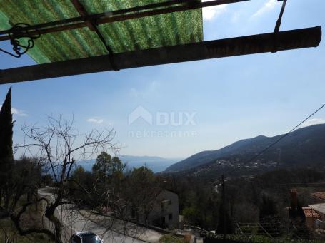 OPATIJA, IČIĆI, POLJANE- kuća-starina 130m2 S GRAĐEVNOM DOZVOLOM!!! i s pogledom na more + okućnica 