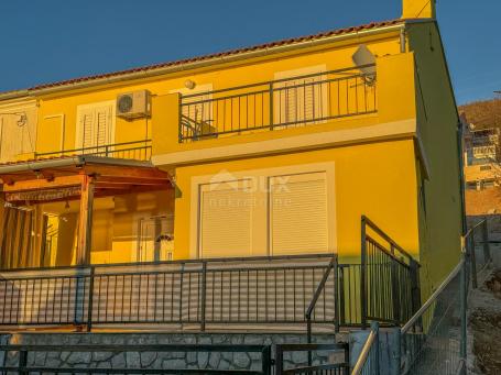 CRIKVENICA, DRAMALJ - furnished semi-detached house with terrace and sea view, parking