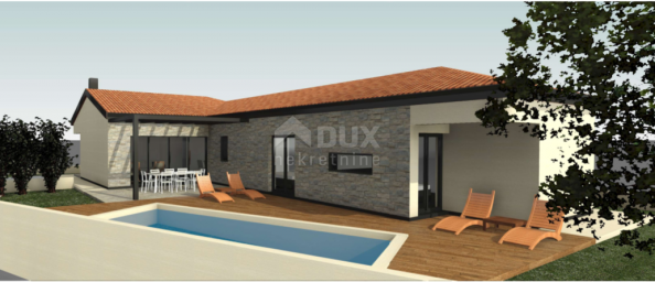 ISTRIA, BRTONIGLA - Ground floor with swimming pool under construction