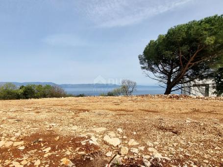 ISTRIEN, RABAC - Grundstück mit Baugenehmigung und Meerblick