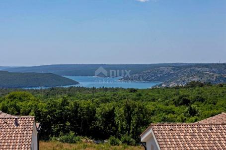 ISTRA, RABAC - Zemljište s građevinskom dozvolom i pogledom na more