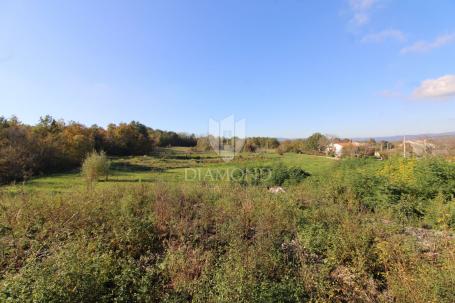 Labin, surroundings, building plot with building permit