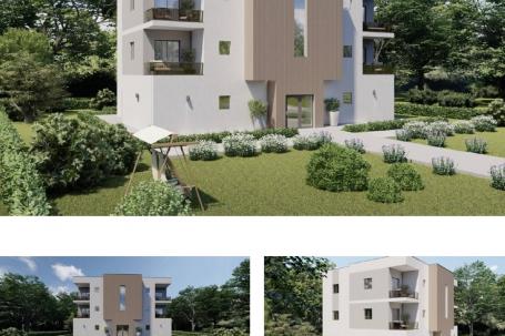 Poreč, moderni dvosoban stan, parking, NKP 76, 50 m2