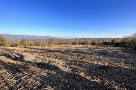 Istra, Rakalj - prekrasna građevinska parcela 1005 m2 s pogledom na more 