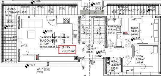 Stan 77, 34 m2, Odra , Novogradnja