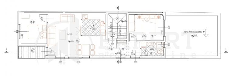 Lep 2. 5 stan, blizu Doma zdravlja , 60m2, 2 sprat plus 25 m2 terasa sa lepim pogledom