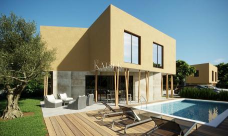 Istrien - Brtonigla, modernes Haus mit Swimmingpool