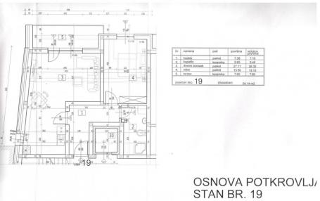 Novogradnja, dvosoban 59m2, 3 sprat