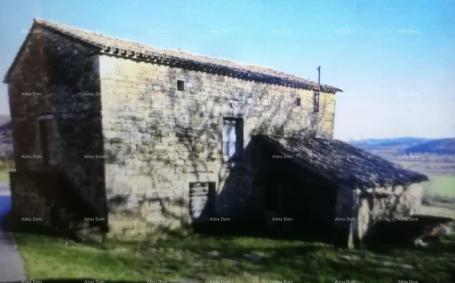 Kamena kuća Prodaja kamene istarske kuće sa zemljištem, Cerovlje!