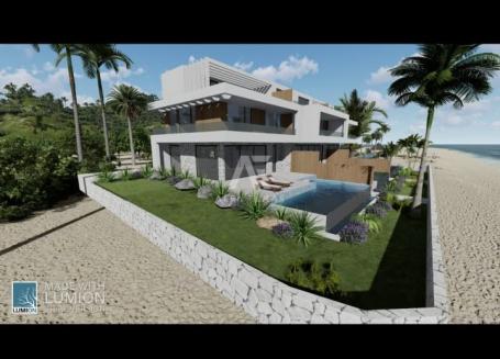 Exclusive newly built house, first row to the sea in Stara Novalja! ID 562