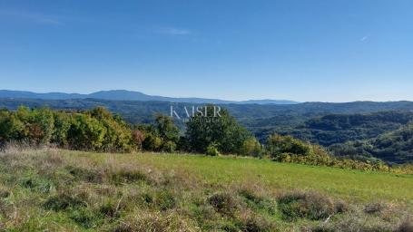 Istria, Motovun area, building plot with permission for a house