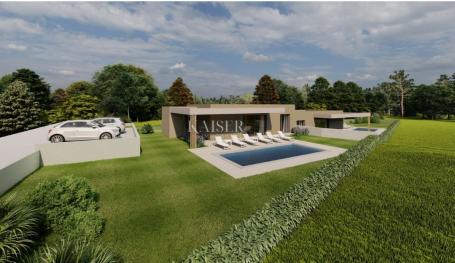 Istria, Tinjan, modern one-story house with swimming pool