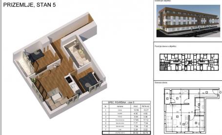 NOVI SAD - ADICE - 54. 42 m2