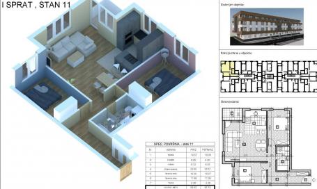 NOVI SAD - ADICE - 69. 82 m2