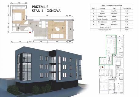 NOVI SAD - TELEP - 48. 52 m2