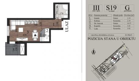 NOVI SAD - TELEP - 26. 10 m2