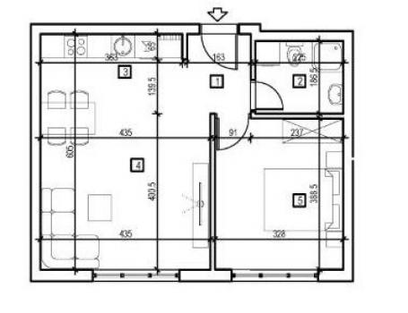 NOVI SAD - ADICE - 44. 93 m2