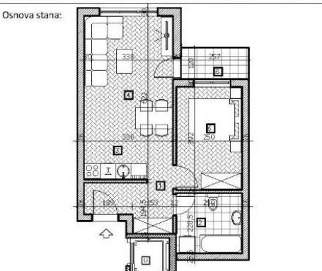 NOVI SAD - ADICE - 43. 48 m2