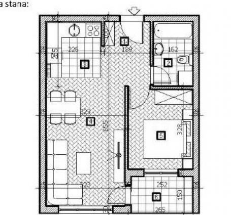 NOVI SAD - ADICE - 43. 40 m2