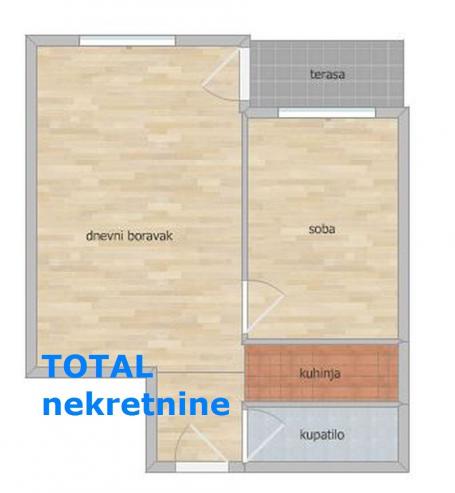 1. 5 Jednoiposoban stan NOVI SAD, 108150€