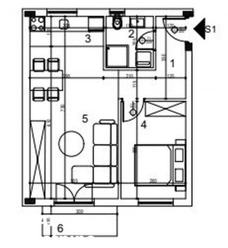 2 Dvosoban stan NOVI SAD, 87140€