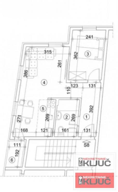 ADICE, 40m2, Dvosoban sa pdv