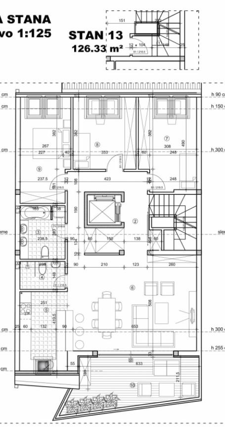 SOCIJALNO, 126 m2, 399800€