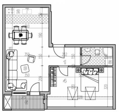 PODBARA, 47 m2, 111320€