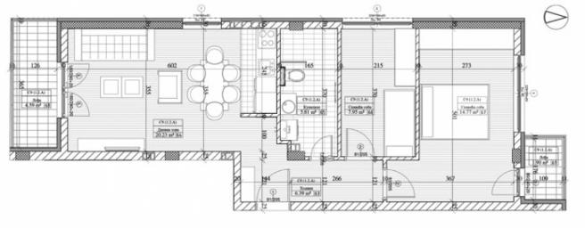 BULEVAR EVROPE, 62 m2, 146800€