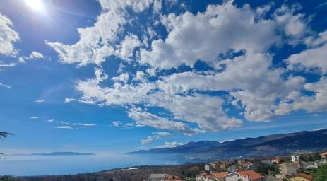 KASTAV, BRESTOVICE - semi-detached house with a panoramic view