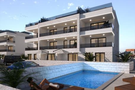 Zadar, Privlaka, NOVOGRADNJA luksuzan penthouse 111, 55  NKP  m2 s 