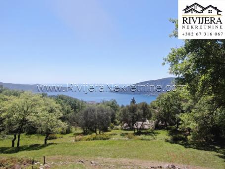 Sale of land with sea view Trebesin Herceg Novi