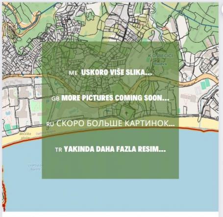 Urbanized land 1370 m2 for sale, Budva, Dubovica