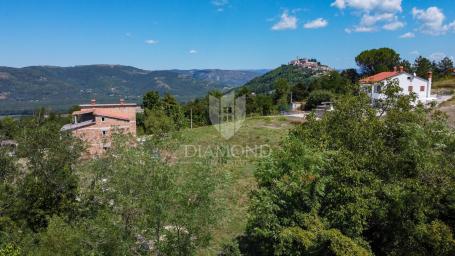 Opportunity for investors, land with a view of Motovun.