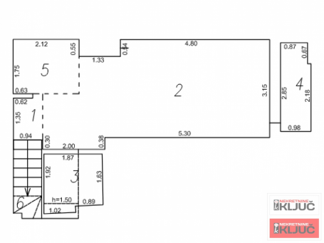 BULEVAR EVROPE, 74 m2, Četvorosoban-Duplex