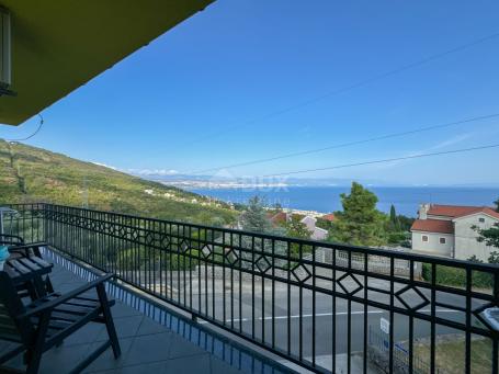 OPATIJA, IČIĆI – größere Wohnung in einem Privathaus mit herrlichem Meerblick, Terrasse, nahe am Mee