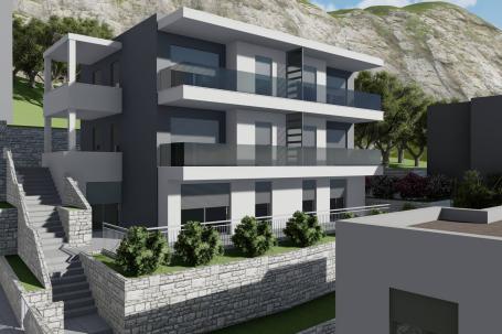 Živogošće, NOVOGRADNJA trosoban luksuzan stan NKP 92, 05 m2 s vrtom