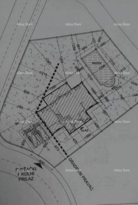 Building land Building plot with project and paid utilities