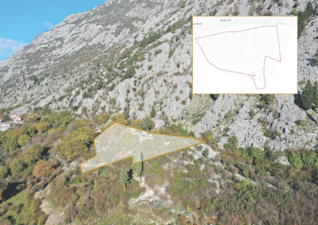 Land for sale, 5030 m2, Kotor, Dobrota