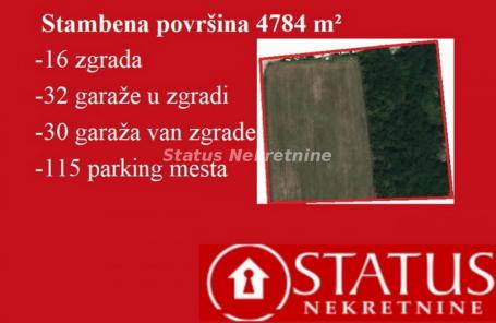 Ekskluziva-Građevinska parcela 15840 m2-P+1+PK