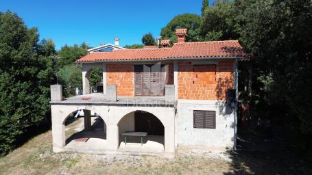 Labin, Rabac, Haus mit Meerblick