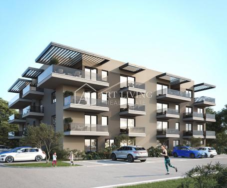 Poreč-surroundings, newly built apartment on the ground floor 500 m from the sea