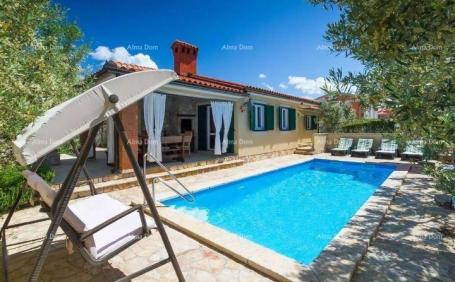 House Barbariga! A single-storey house with a swimming pool is for sale