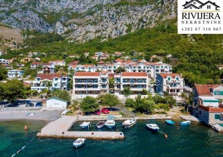 For sale apartment on the first line by the Sea in Risan Kotor