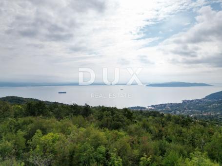 OPATIJA, VEPRINAC – Baugrundstück 600m2 mit Meerblick für Einfamilienhaus/Villa/Appartements/Haus zu