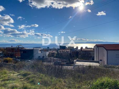 RIJEKA, TRSAT - BAUGRUNDSTÜCK MIT MEERBLICK FÜR EIN FAMILIENHAUS IN TOLLER LAGE!!! GELEGENHEIT!!!