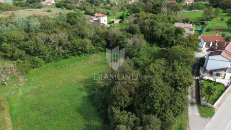 Kršan, construction and agricultural land