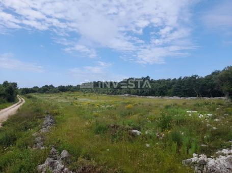 Rovinj, terrain agricole de 21.206 m² avec un entrepôt enregistré de 14 m²